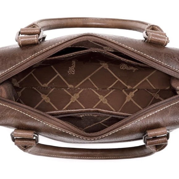 Wrangler Brown Satchel Bag - Picture 5 of 5